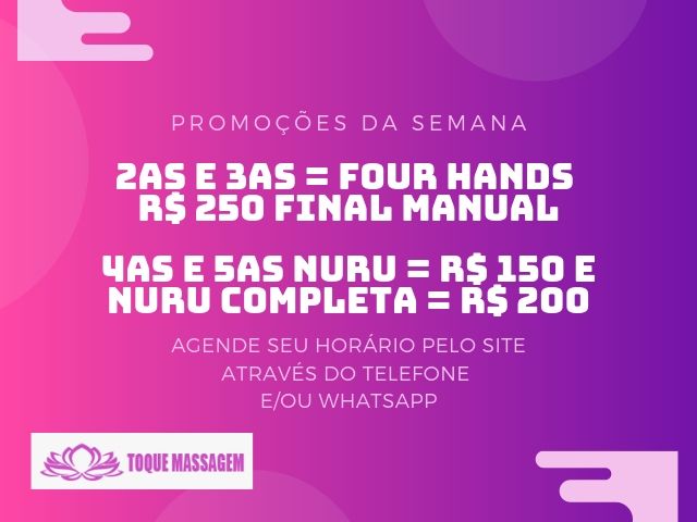 promo massagem